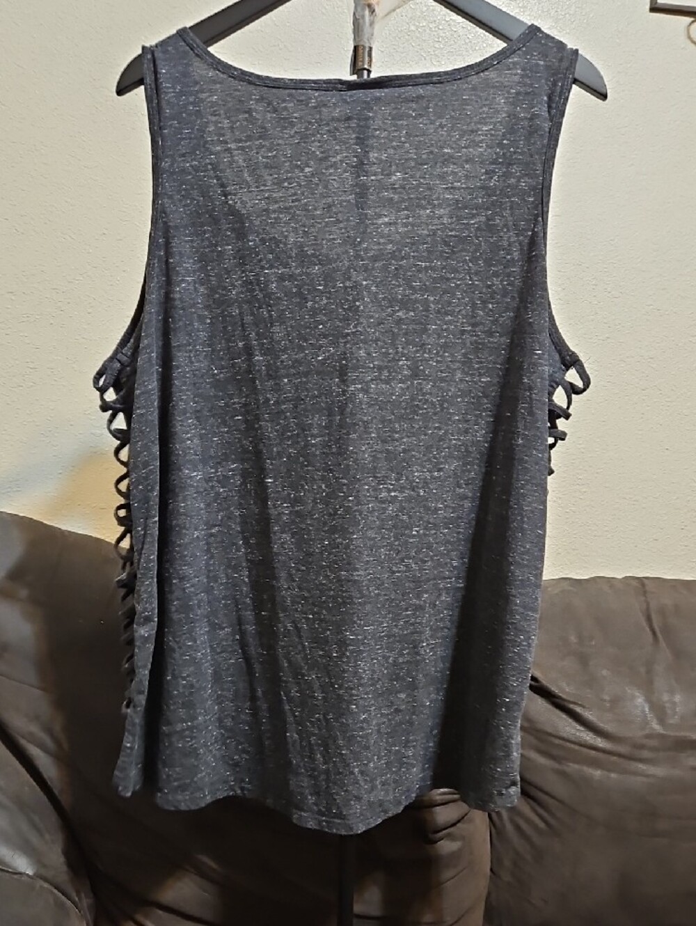 torrid Charcoal Tank with White Sugar Skull Graphic - Picture 5 of 7